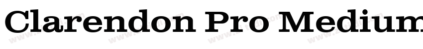 Clarendon Pro Medium字体转换